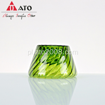 Green Glass Holders